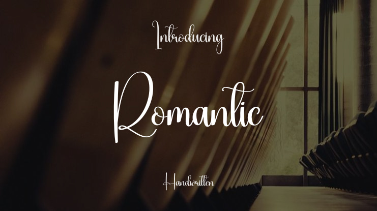 Romantic Font