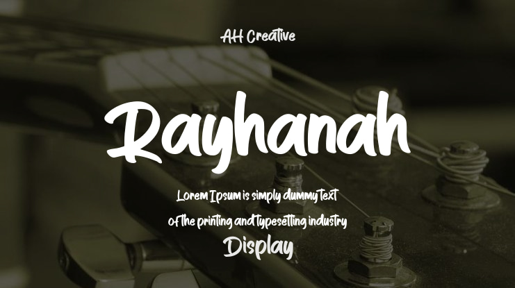 Rayhanah Font