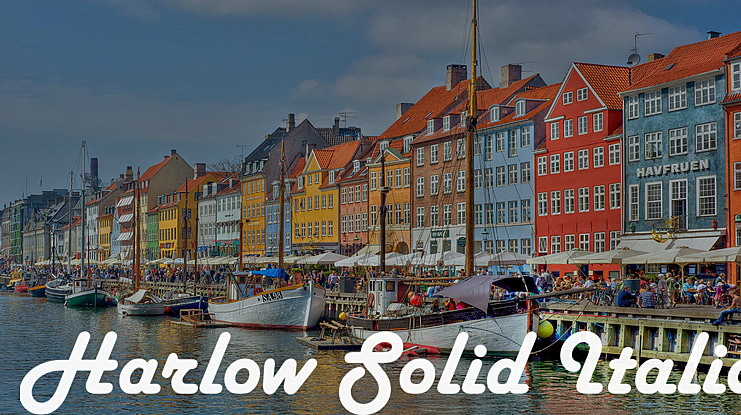 Harlow Solid Italic Font
