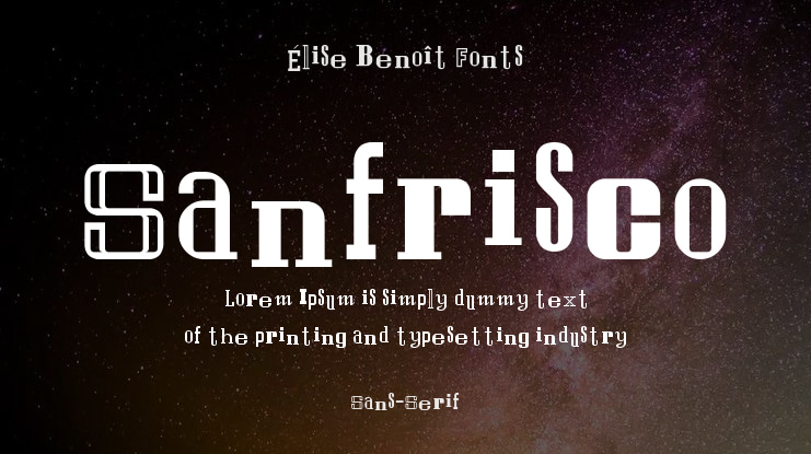 Sanfrisco Font