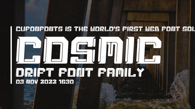 Cosmic Drift Font Family