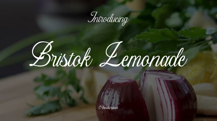 Bristok Lemonade Font