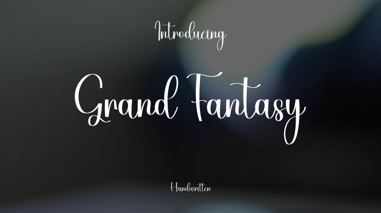 Grand Fantasy Font