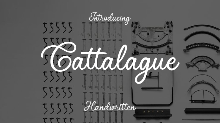 Cattalague Font
