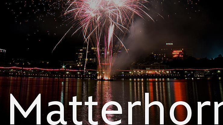 Matterhorn Font