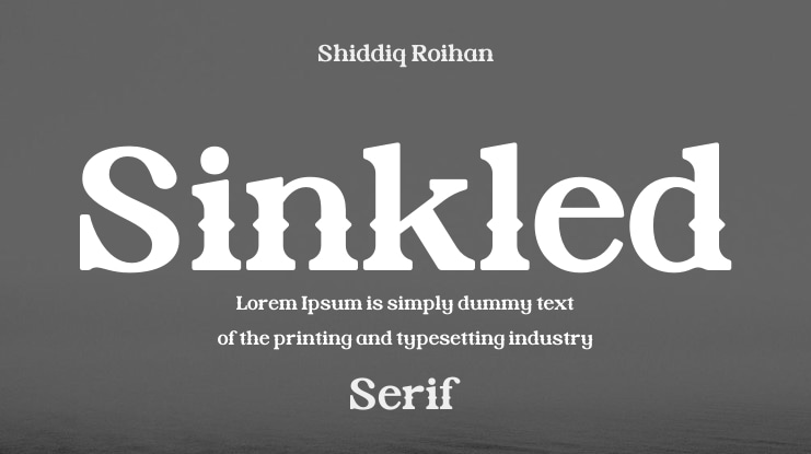 Sinkled Font