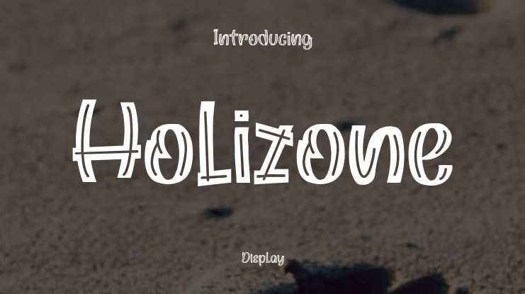 Holizone Font