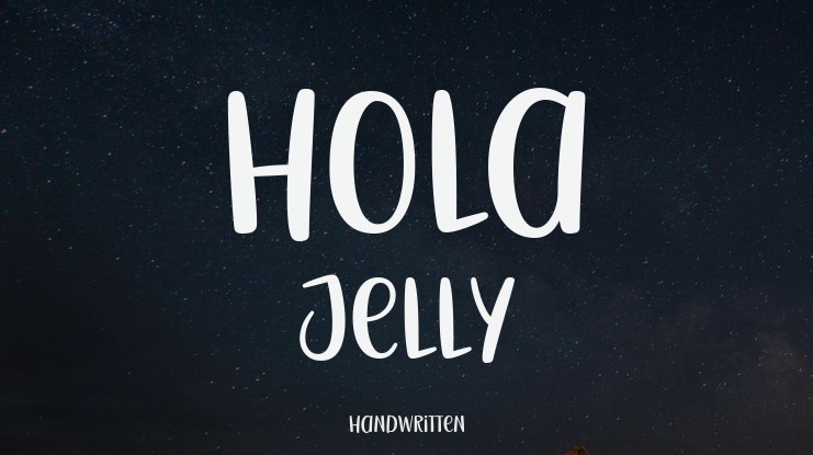 Hola Jelly Font