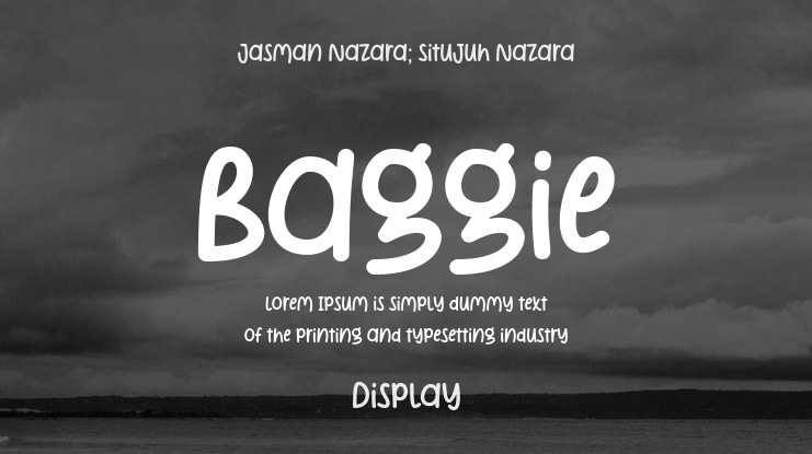 Baggie Font