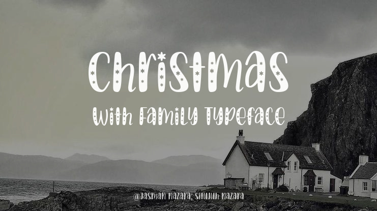 Christmas With Family Font