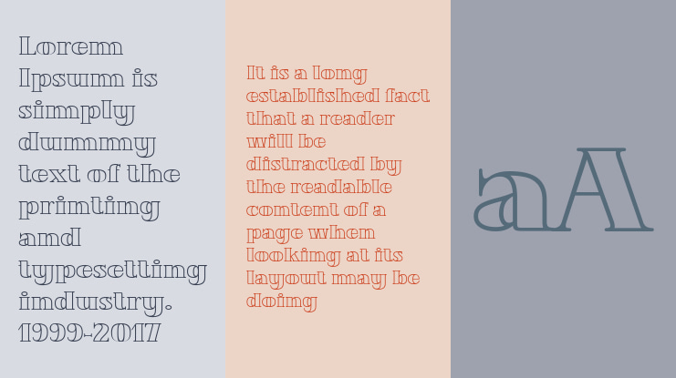 One More Chance Outline Font Family