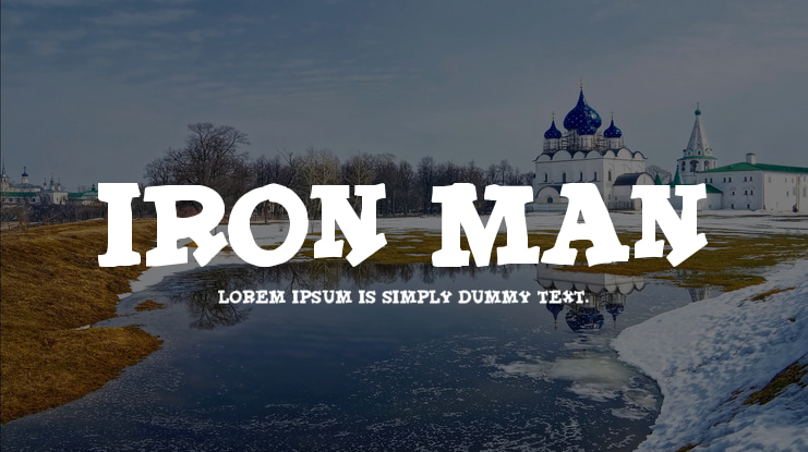Iron Man Font