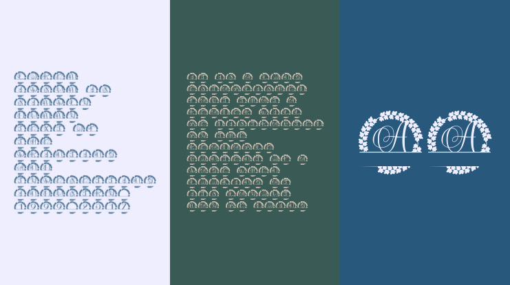 Lettravia Split Monogram Font