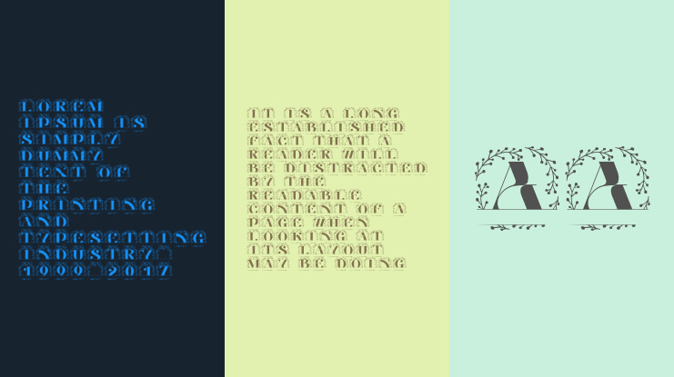 Marquessa Split Monogram Font