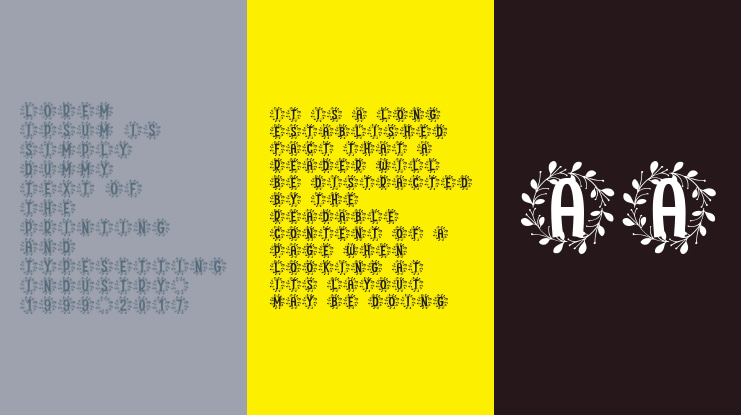 Mireth Monogram Font