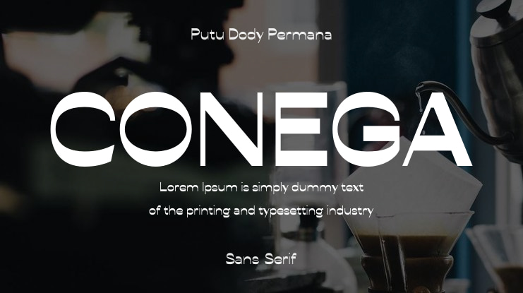 CONEGA Font