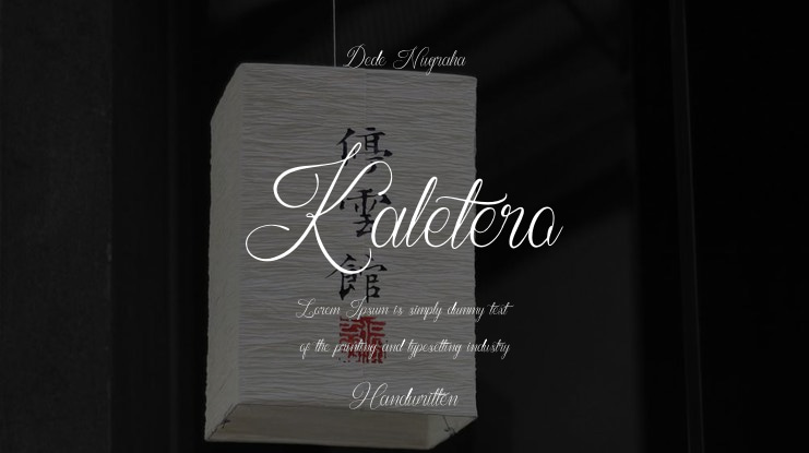 Kaletero Font