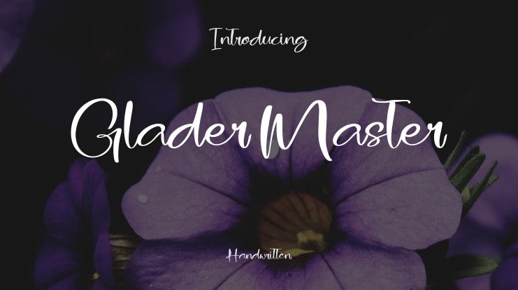 Glader Master Font