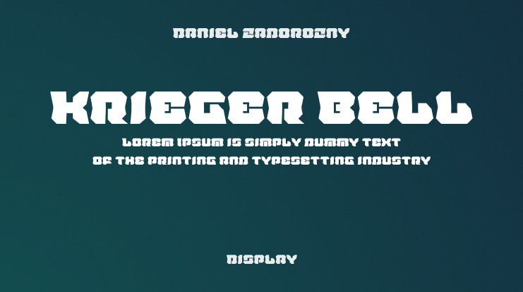 Krieger Bell Font Family