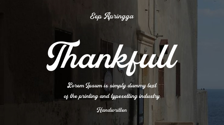 Thankfull Font