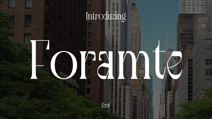 Foramte Font Family