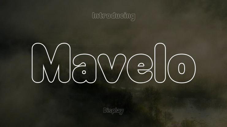 Mavelo Font Family