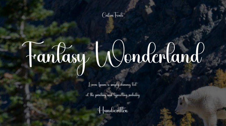 Fantasy Wonderland Font