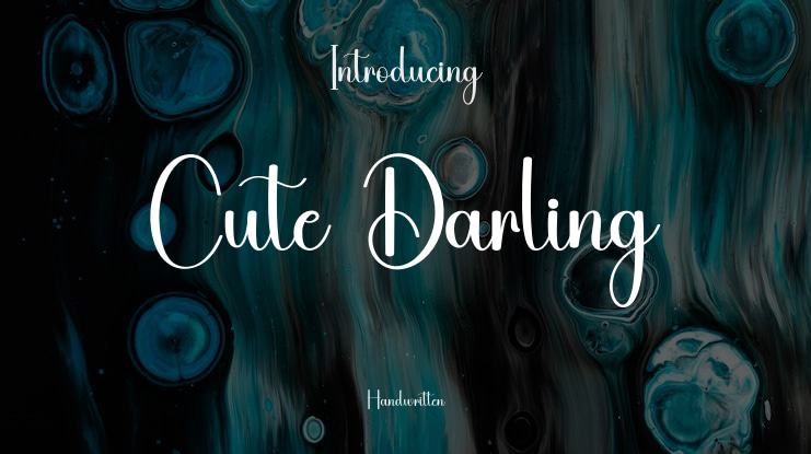 Cute Darling Font