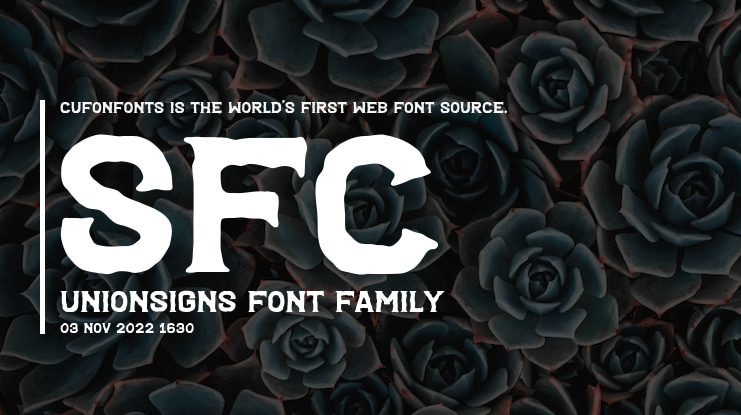SFC Unionsigns Font
