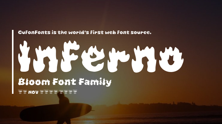 Inferno Bloom Font Family