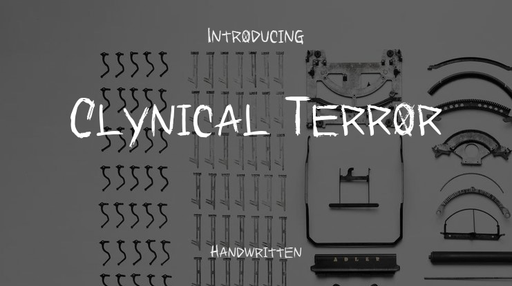 Clynical Terror Font