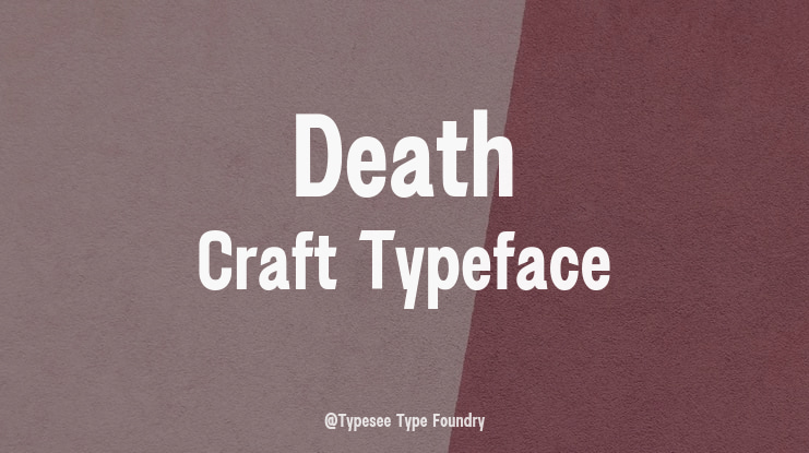 Death Craft Font