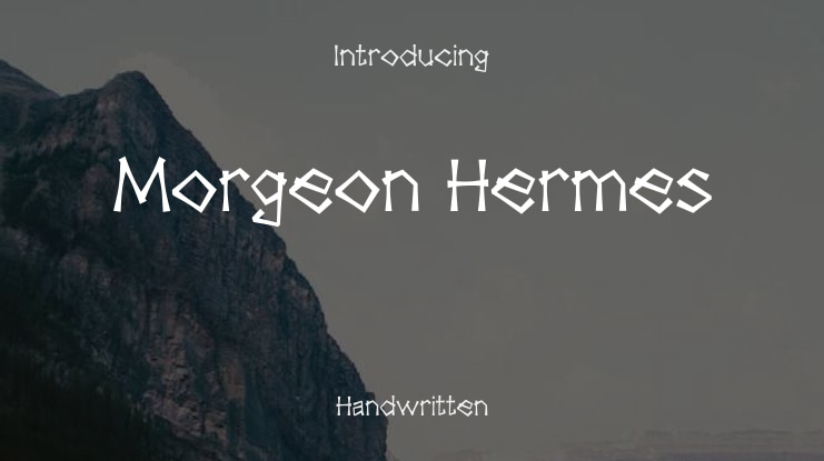 Morgeon Hermes Font Family