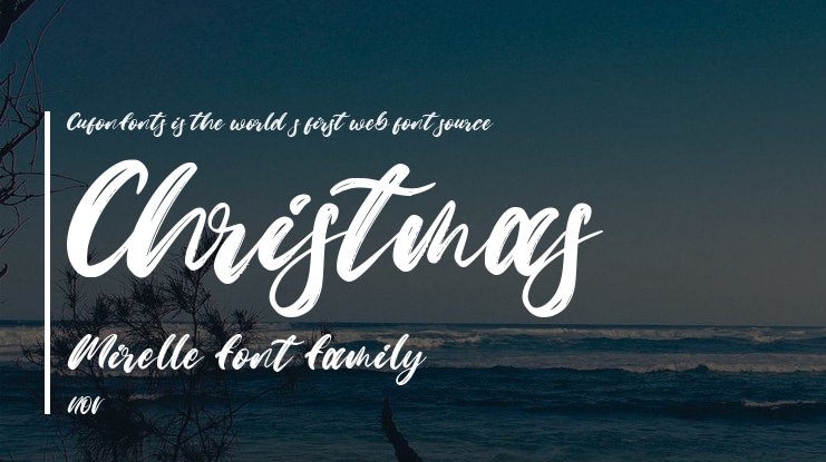 Christmas Mirelle Font