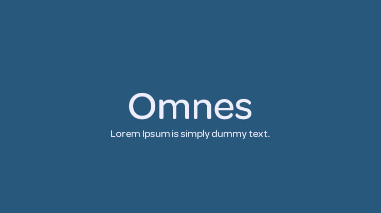omnes medium font free