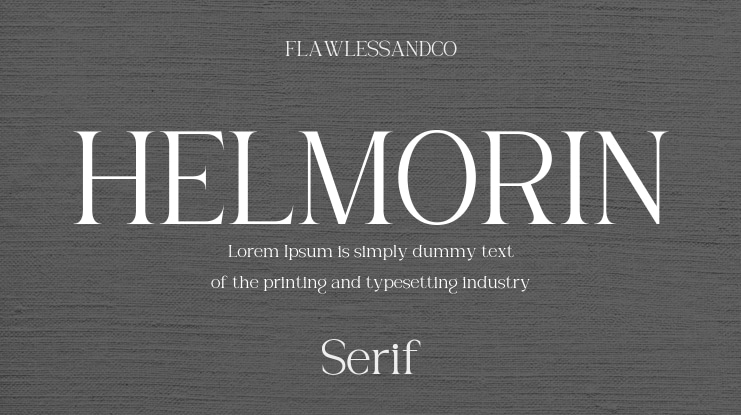 HELMORIN Font
