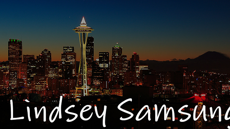 Lindsey Samsung Font