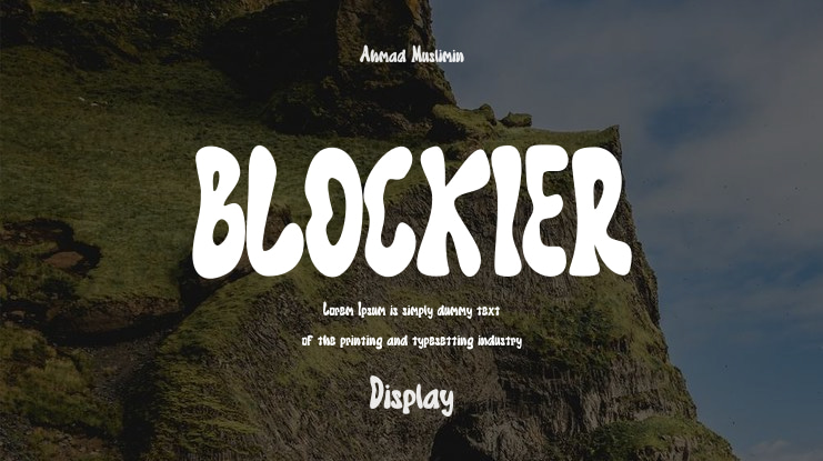 BLOCKIER Font