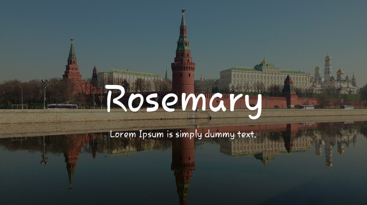 Rosemary Font