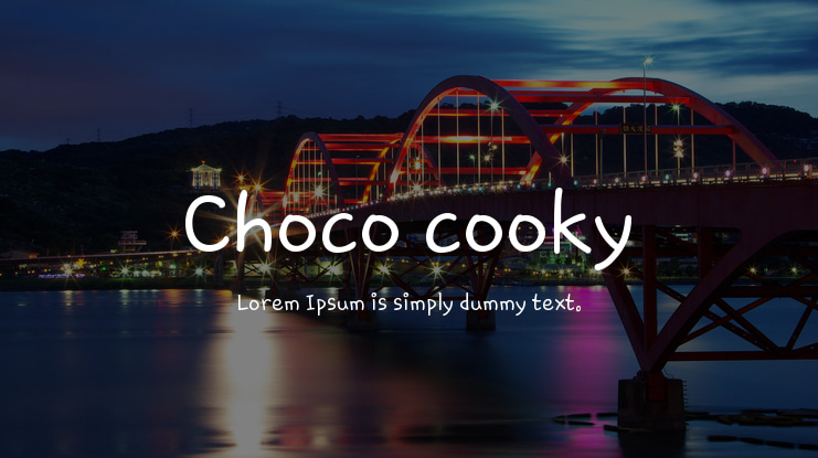 Choco cooky Font