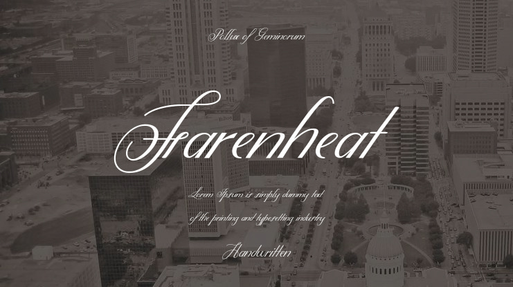 Farenheat Font