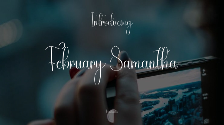 February Samantha Font