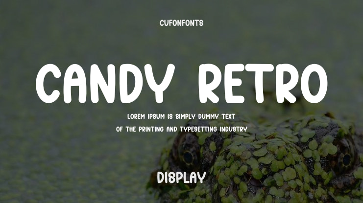 Candy Retro Font