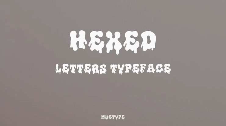 Hexed Letters Font