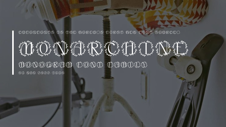 Monarchine Monogram Font