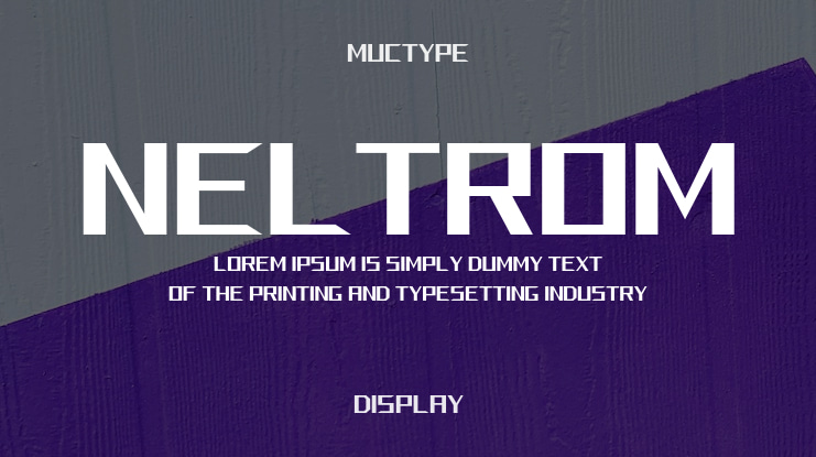 Neltrom Font