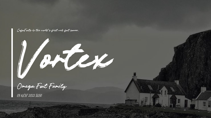 Vortex Omega Font