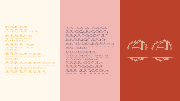 Monarchine Split Monogram Font