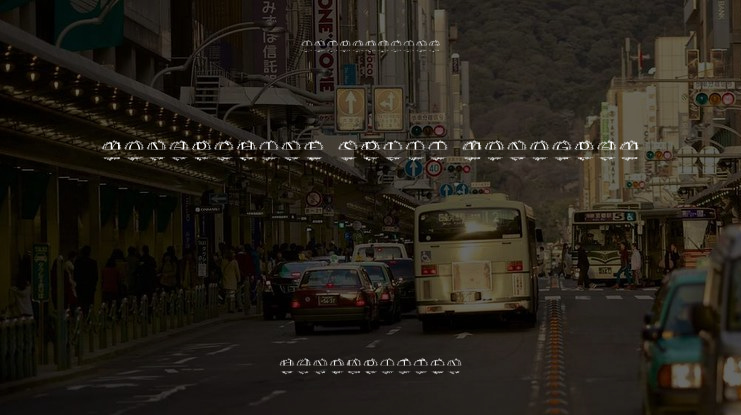 Monarchine Split Monogram Font