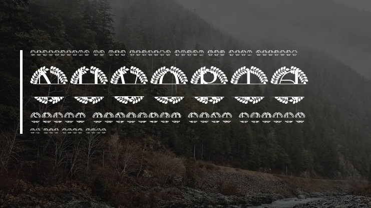 Nuvoria Split Monogram Font